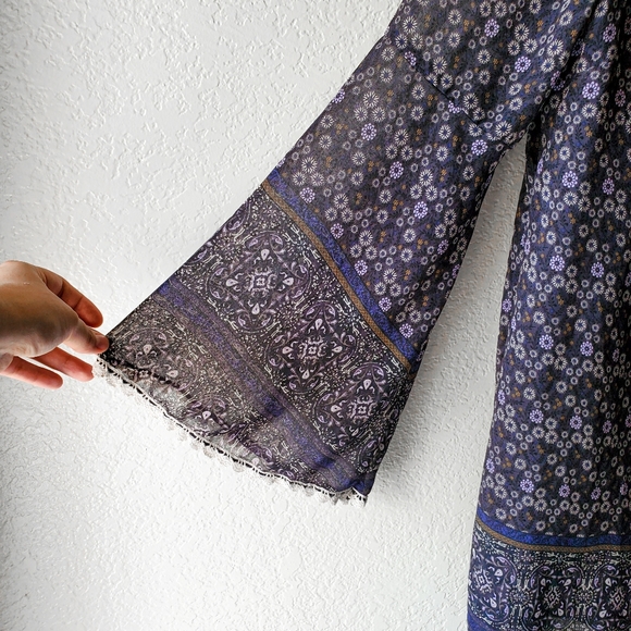 Xhiliration Bohemian Floral Dress - Picture 2 of 5